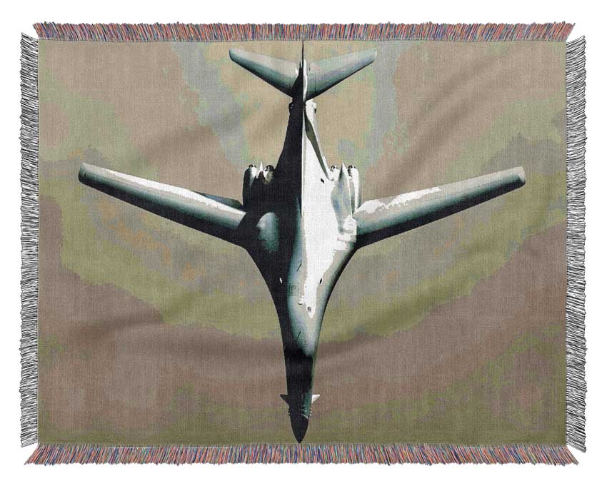 Fighter Plane Woven Blanket