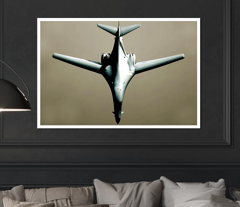 Fighter Plane Print Poster Wall Art