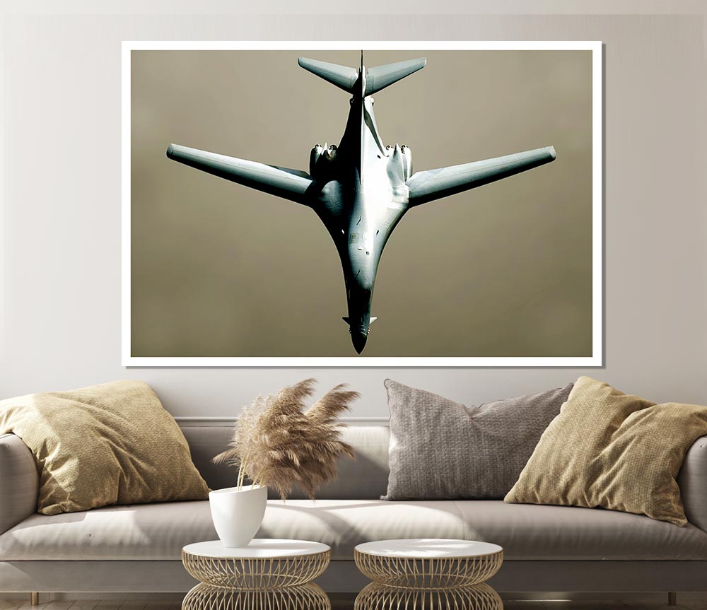 Fighter Plane Print Poster Wall Art