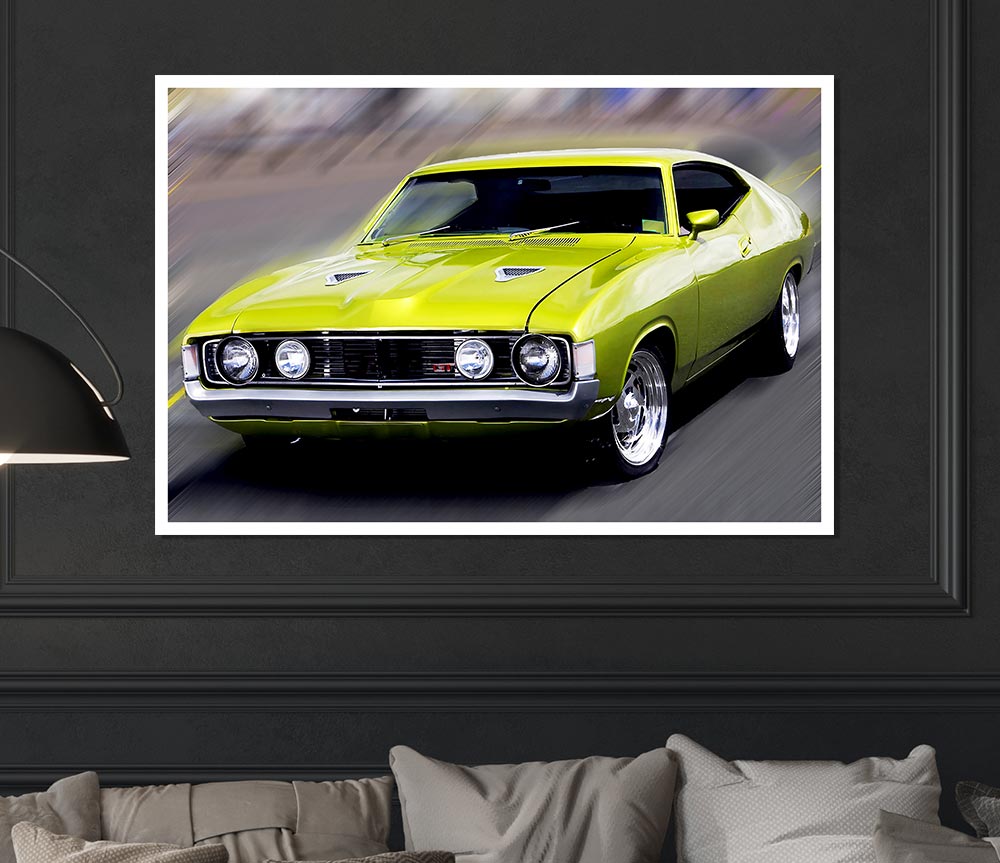 Falcon Xa Coupe Print Poster Wall Art