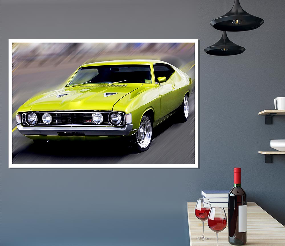 Falcon Xa Coupe Print Poster Wall Art