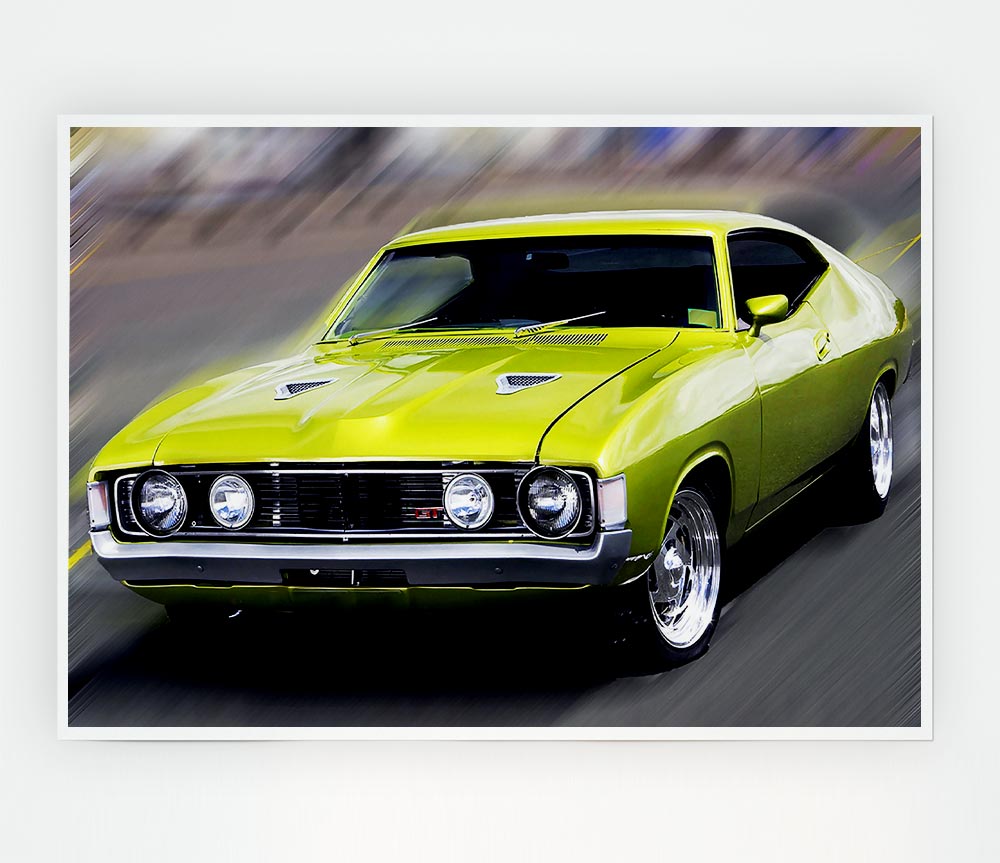 Falcon Xa Coupe Print Poster Wall Art