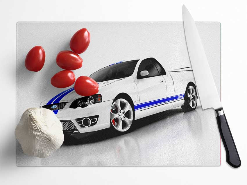 Falcon Cobra Ute Glass Chopping Board