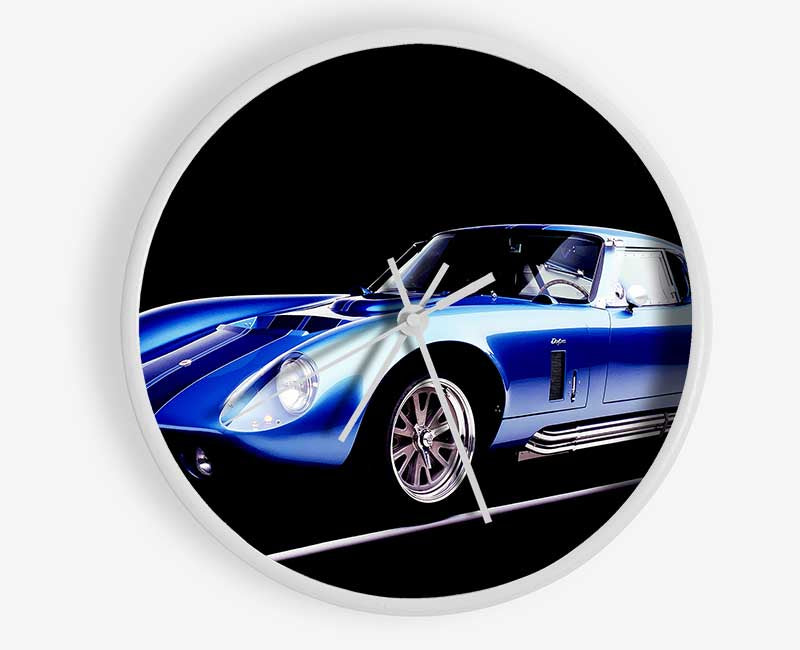 Dodge Viper Electric Blue Clock - Wallart-Direct UK