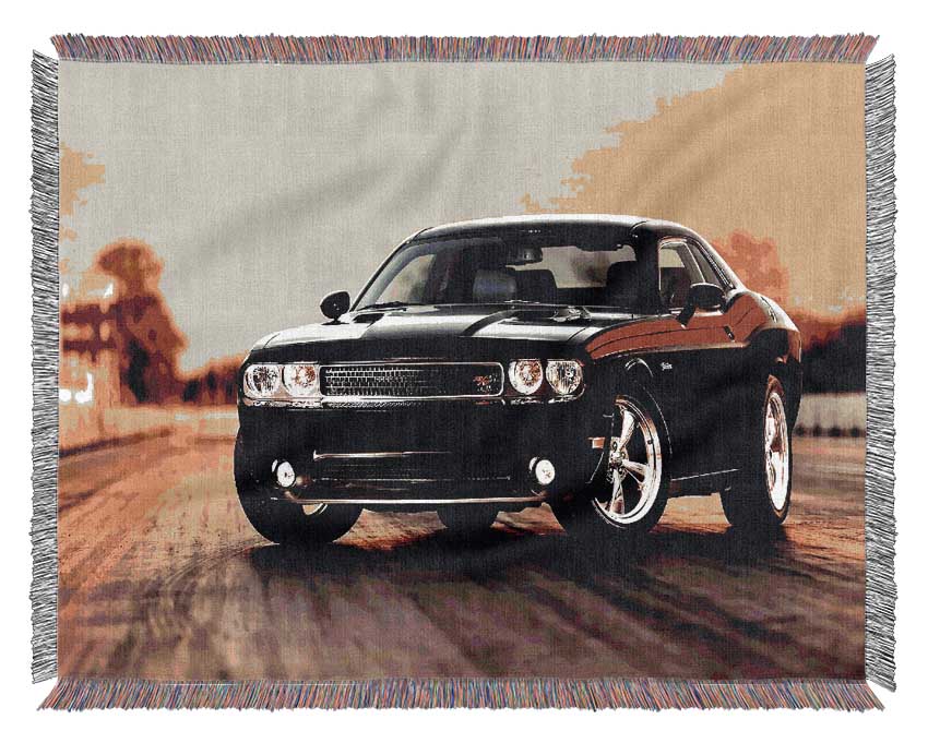 Dodge Challenger Woven Blanket