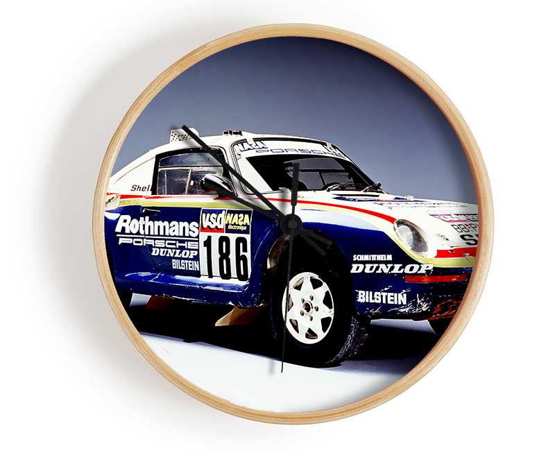 Dakar Rally Porsche Clock - Wallart-Direct UK