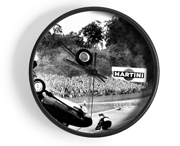 Crash On The Tracks Clock - Wallart-Direct UK