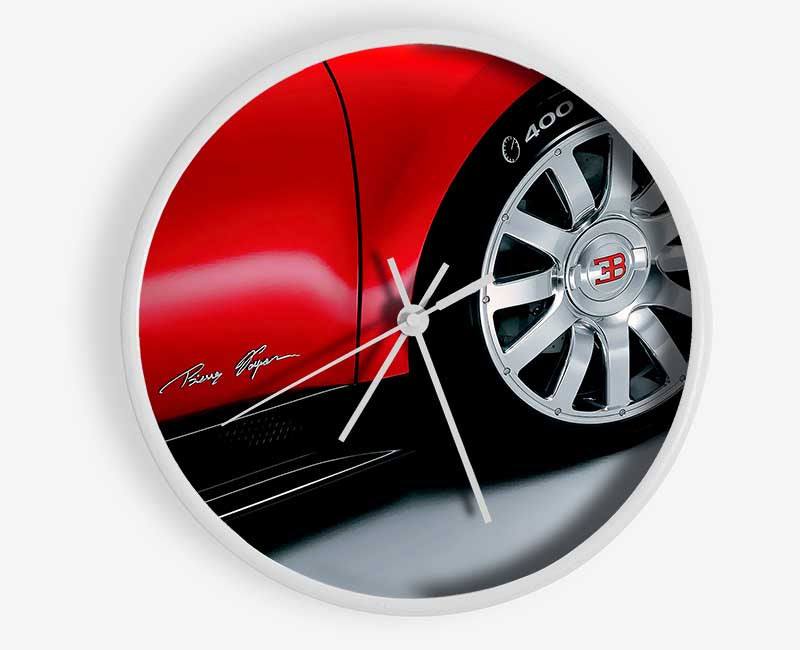 Bugatti Wheel Clock - Wallart-Direct UK