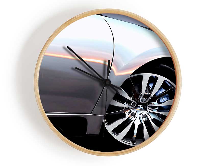 Bugatti Veyron Side Wheel Clock - Wallart-Direct UK