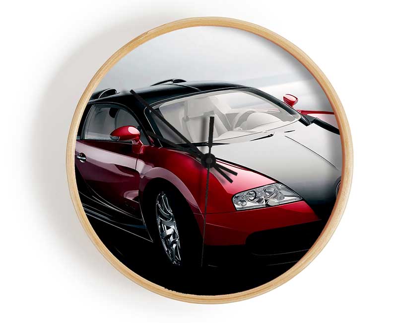 Bugatti Veyron Ready For The Drive Clock - Wallart-Direct UK