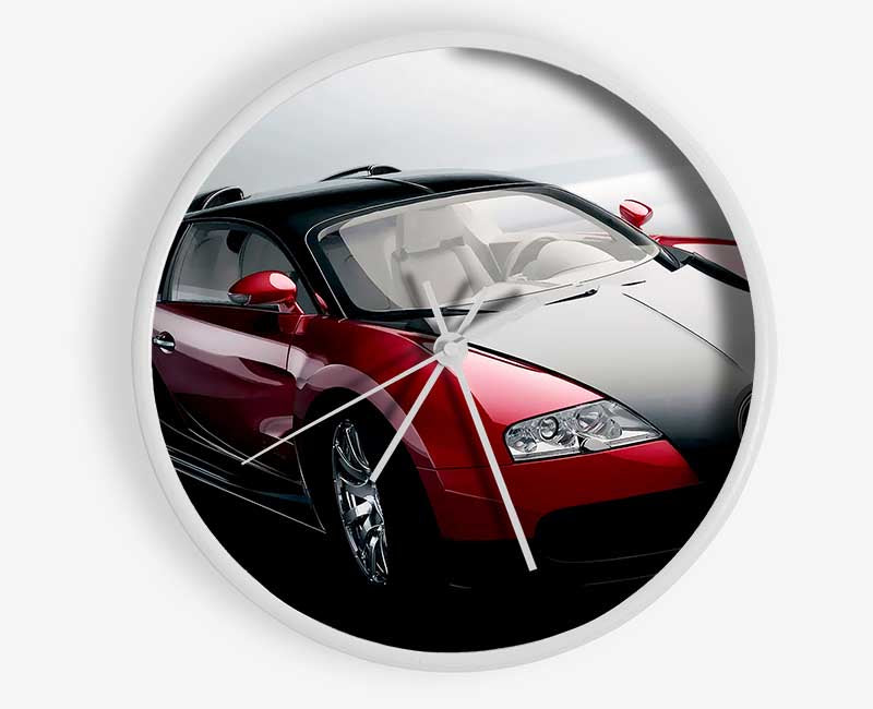 Bugatti Veyron Ready For The Drive Clock - Wallart-Direct UK