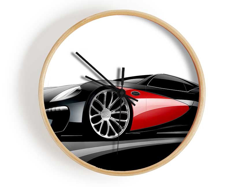 Bugatti Veyron Mean Machine Clock - Wallart-Direct UK