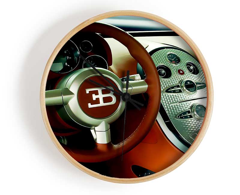 Bugatti Veyron Interior Clock - Wallart-Direct UK