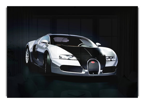 Bugatti Veyron Schwarz Silber