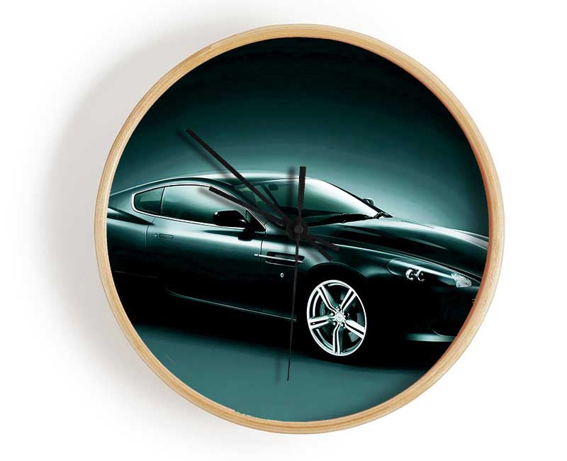 Aston Martin Vantage Side Profile Clock - Wallart-Direct UK