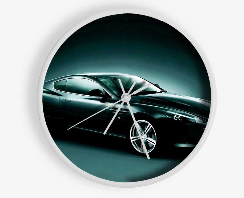 Aston Martin Vantage Side Profile Clock - Wallart-Direct UK