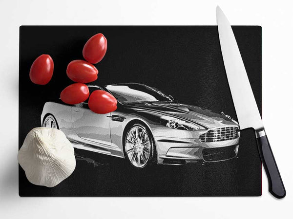 Aston Martin Rapide Concept Glass Chopping Board