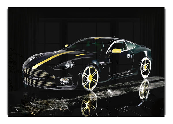 Aston Martin Db9 Black And Yellow