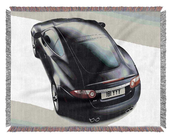 Aston Martin Rear View Woven Blanket