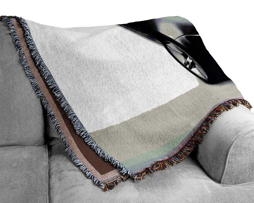 Aston Martin Rear View Woven Blanket