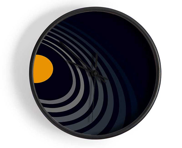 Planet Rings Clock - Wallart-Direct UK