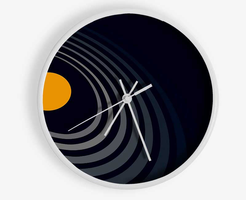 Planet Rings Clock - Wallart-Direct UK