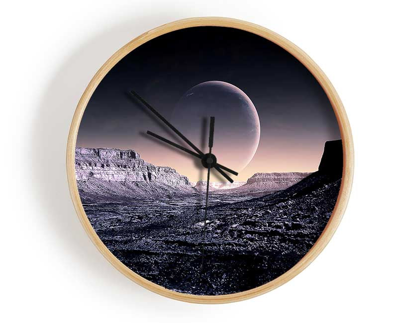 Planes On Sky Fantasy Clock - Wallart-Direct UK