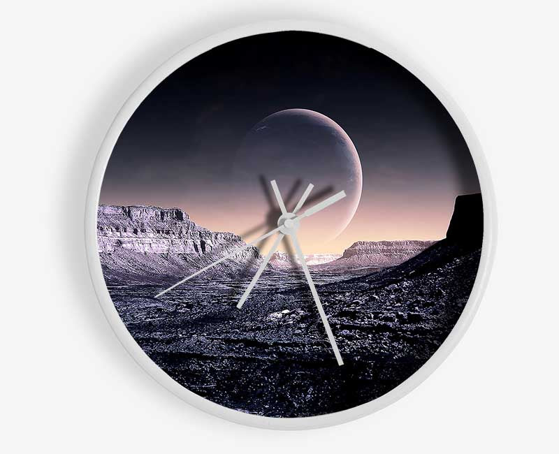 Planes On Sky Fantasy Clock - Wallart-Direct UK