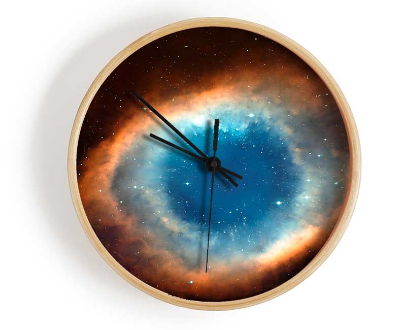 Helix Nebula Eye Of God Clock - Wallart-Direct UK