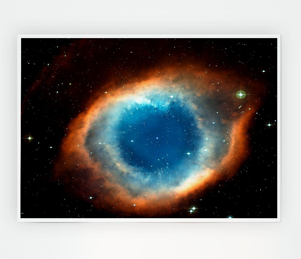 Helix Nebula Eye Of God Print Poster Wall Art