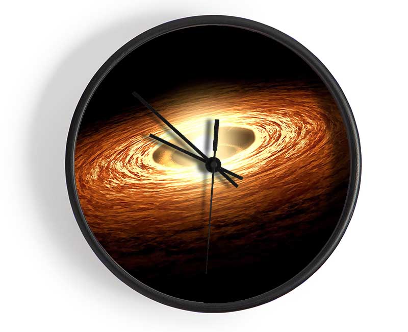 Golden Ring Galaxy Clock - Wallart-Direct UK