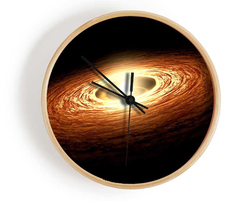 Golden Ring Galaxy Clock - Wallart-Direct UK