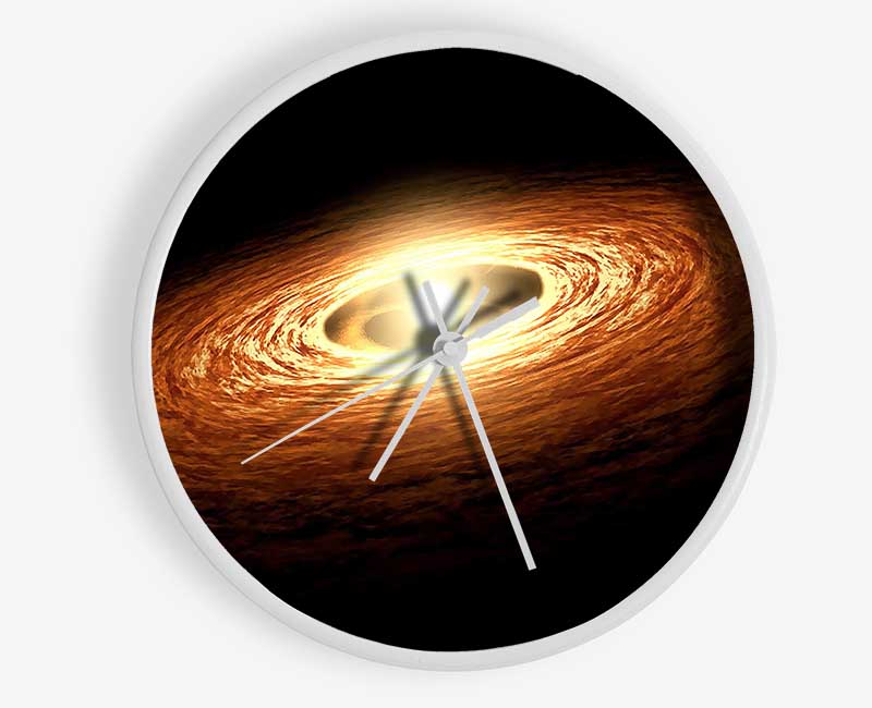 Golden Ring Galaxy Clock - Wallart-Direct UK