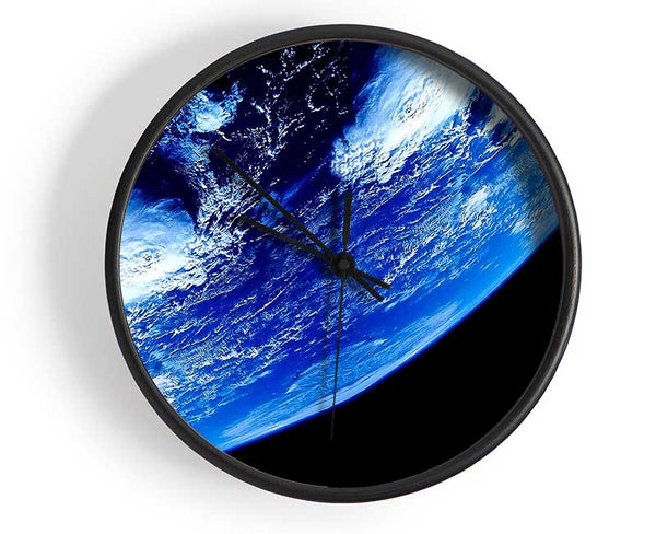 Earth From Space Close Up Clock - Wallart-Direct UK