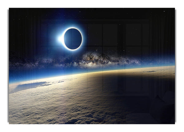 Solar Eclipse From Space