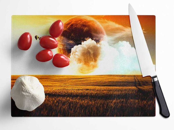 Second Earth Glass Chopping Board