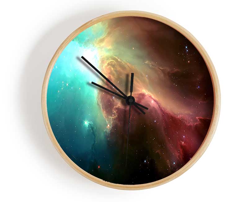 Nebula Sky Clock - Wallart-Direct UK