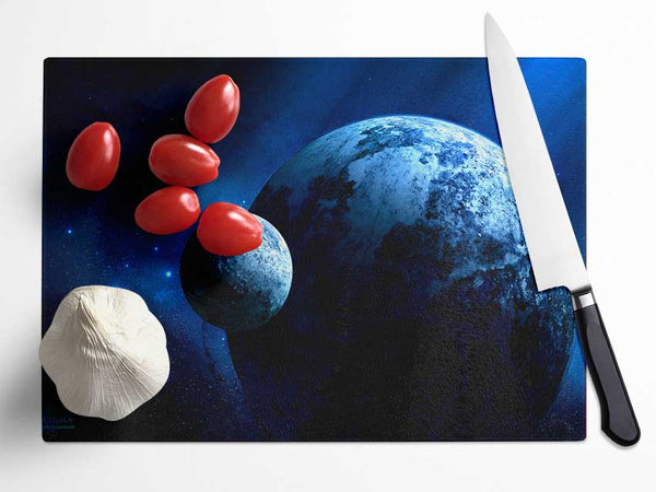 Glimpse Of Universe Glass Chopping Board