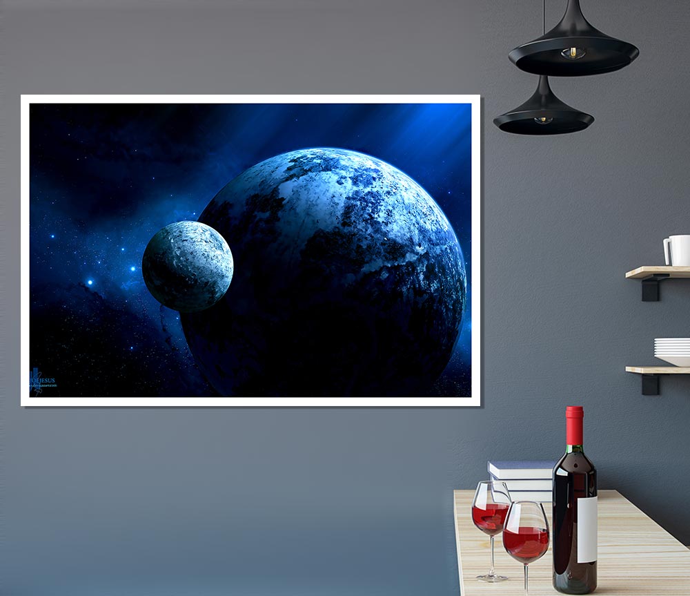 Glimpse Of Universe Print Poster Wall Art