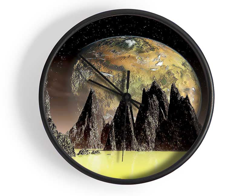 Life On A Distant Planet Clock - Wallart-Direct UK