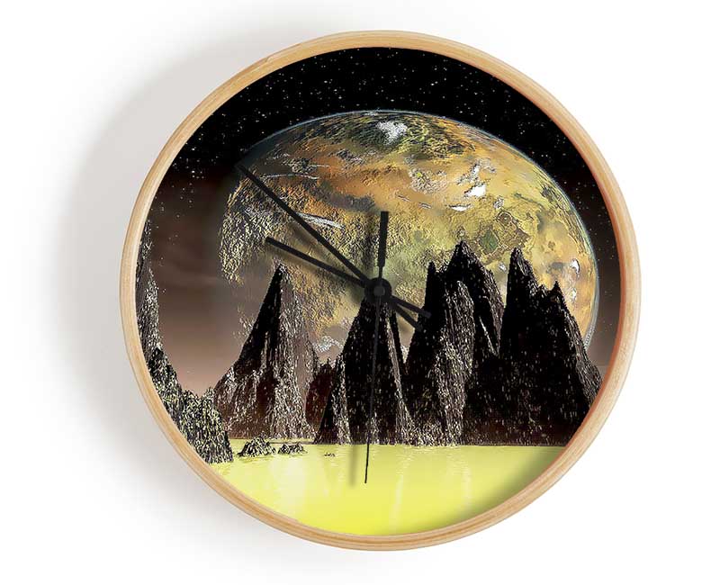 Life On A Distant Planet Clock - Wallart-Direct UK