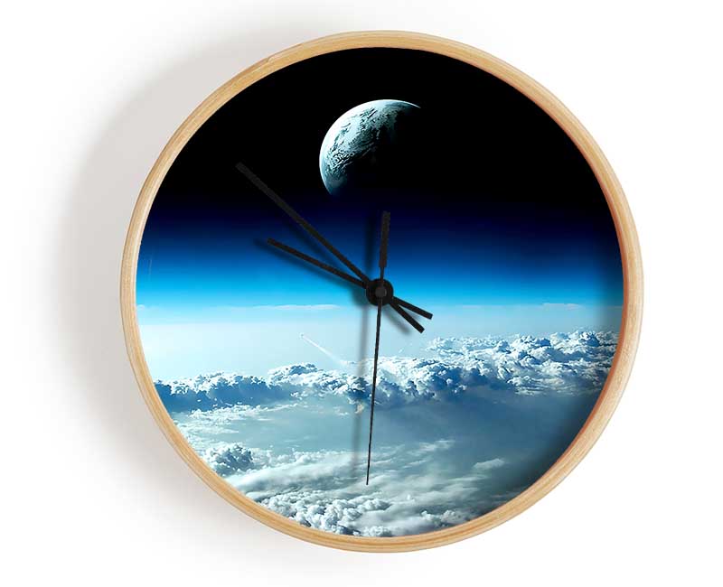 Earth From Space Clock - Wallart-Direct UK