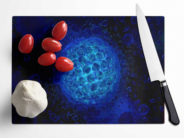 Ocean Planet Glass Chopping Board