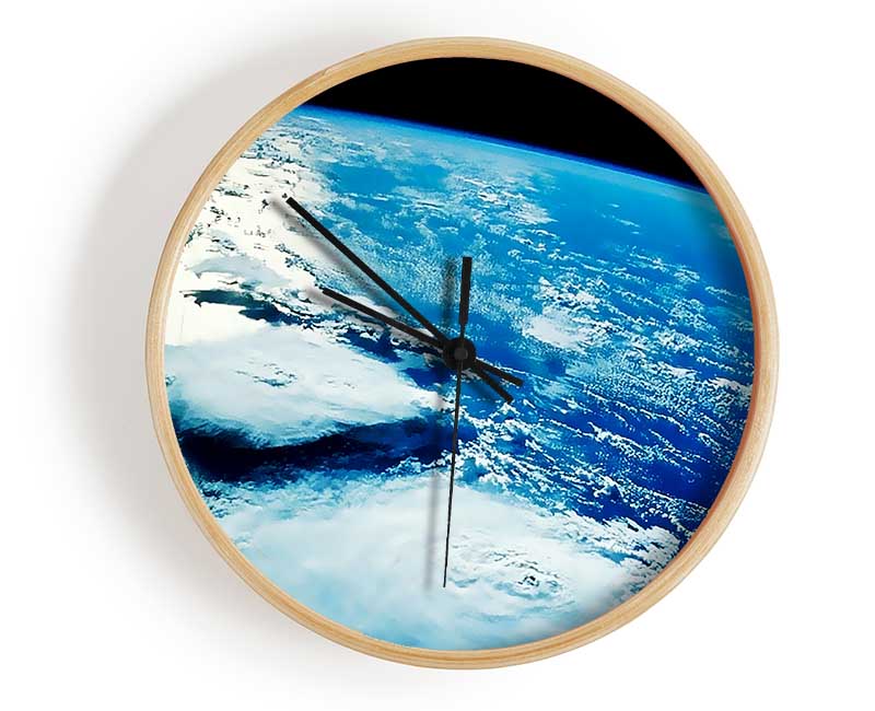 The Earth From Above Clock - Wallart-Direct UK