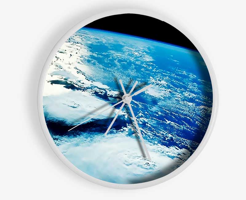 The Earth From Above Clock - Wallart-Direct UK