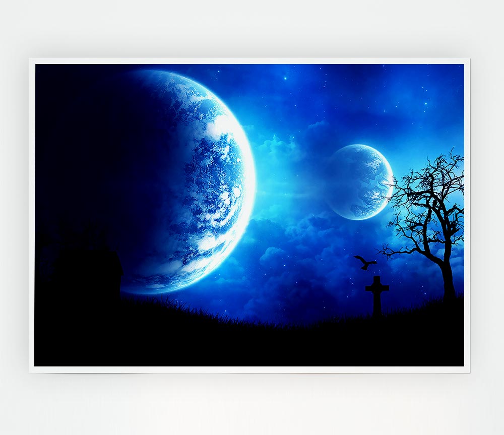 Dream Night Print Poster Wall Art