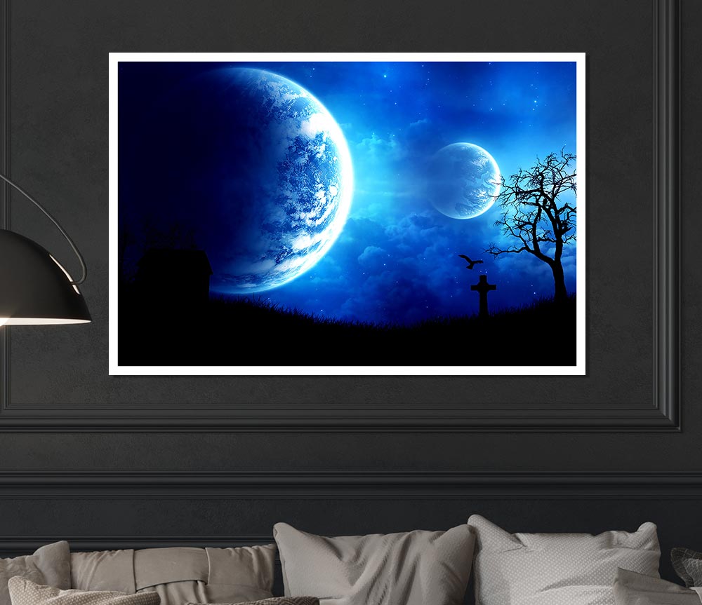 Dream Night Print Poster Wall Art