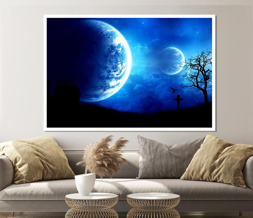 Dream Night Print Poster Wall Art