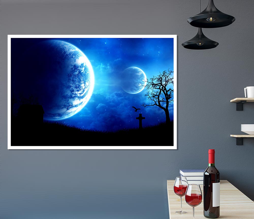 Dream Night Print Poster Wall Art