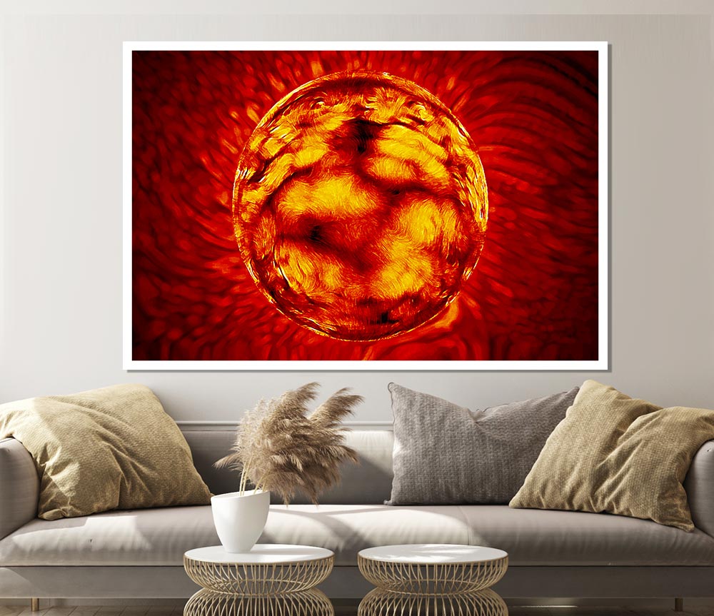 The Core Of The Sun Print Poster Wall Art